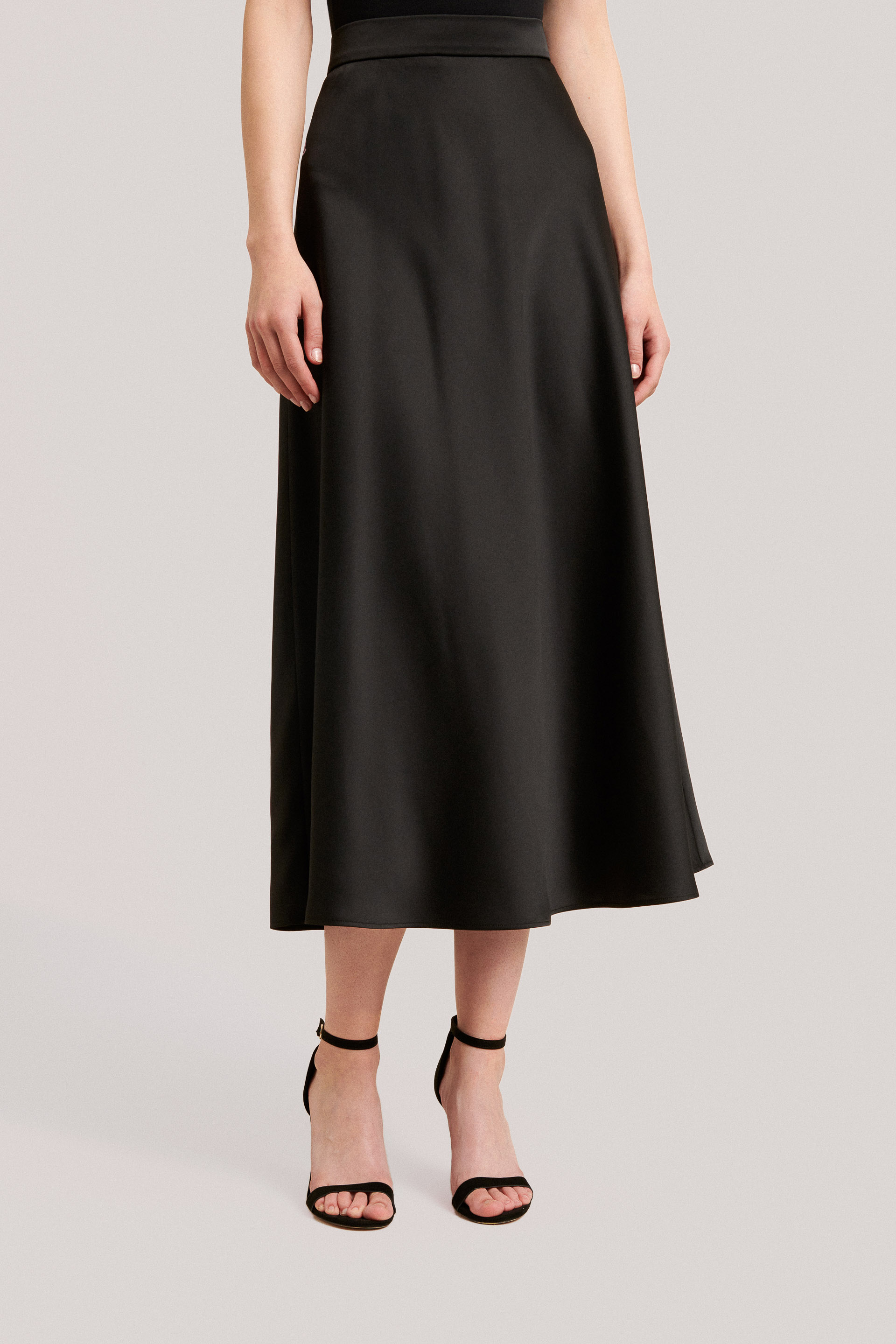 Fragile - Satin skirt | Luisa Spagnoli