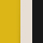 Memphis, giallo-nero-panna, swatch